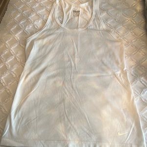 Nike White Dri-Fit Tank!